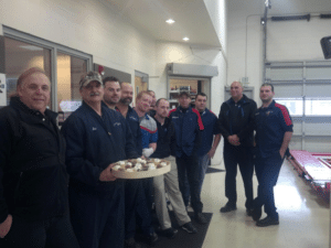 Caseys team celebration photo